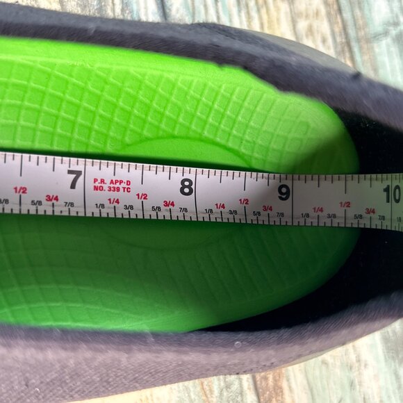 OOFOS Slip On Shoes OOmg eeZee Womens 8.5 Black Fabric Recovery Loafer Comfort - Picture 7 of 10